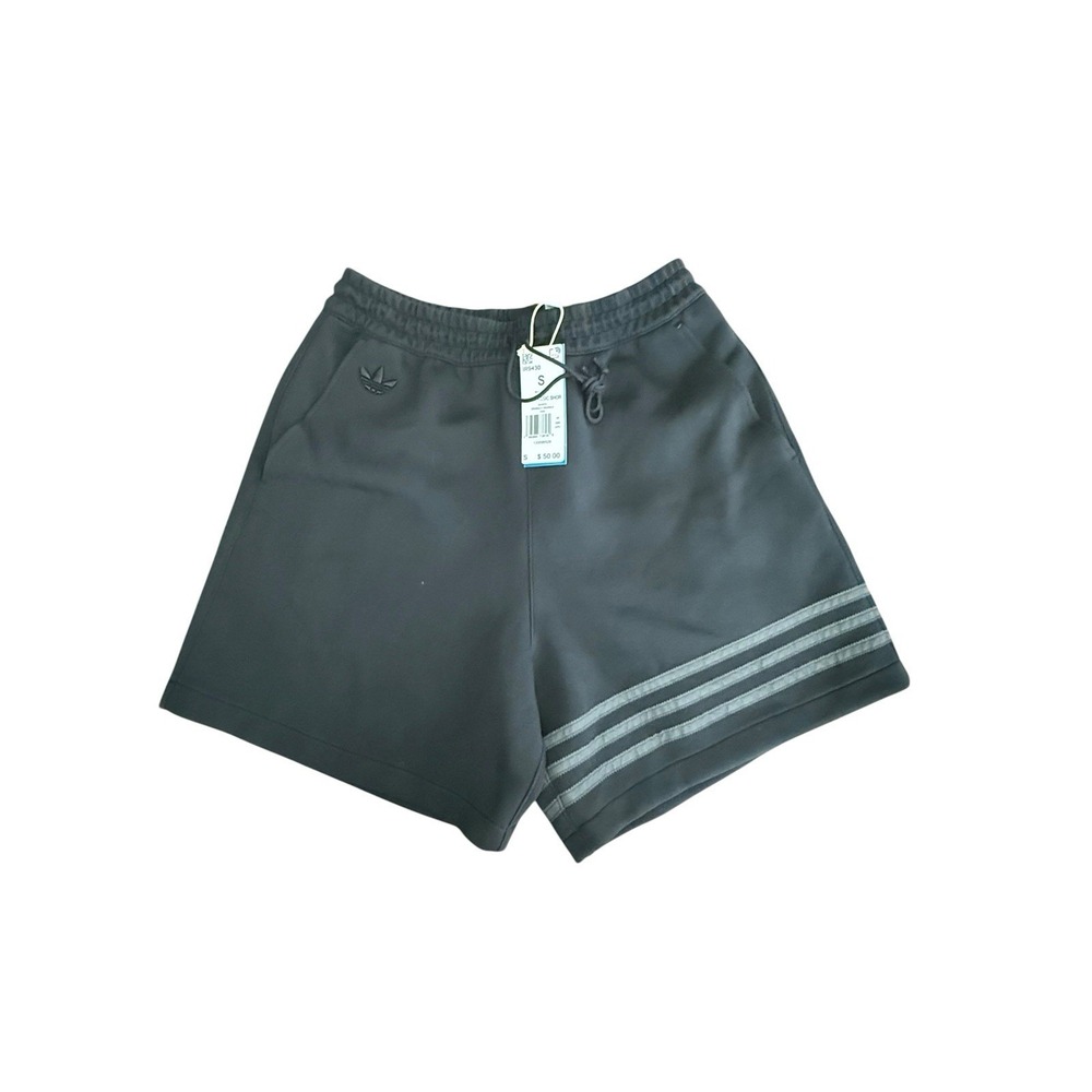 NWT Adidas Originals Men's Neuclassic 6" Relaxed Fit Fleece Shorts Black Small